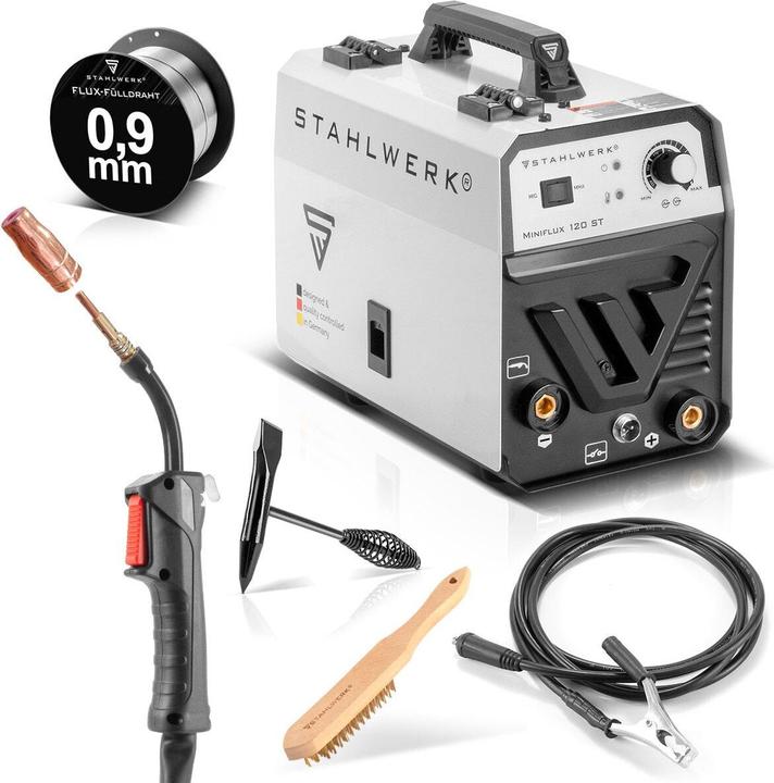 Produktbild Stahlwerk Schweissgerät Mini FLUX 120 ST mit ARC | MMA-Funktion mit 120 Ampere