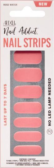 Ardell Nail Addict Nail Strips Rose Water 16 Stk (Pink)