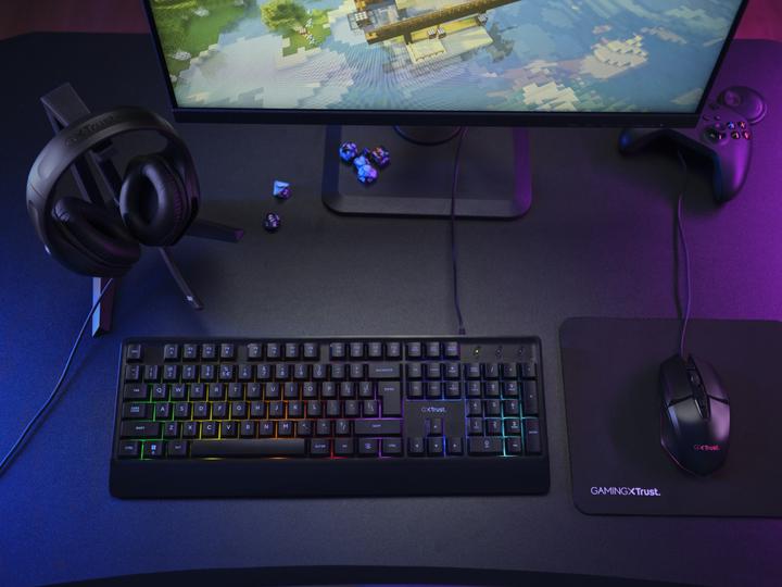Image du produit Trust GXT 792 Quadrox 4-in-1 Gaming Bundle (US, Filaire)
