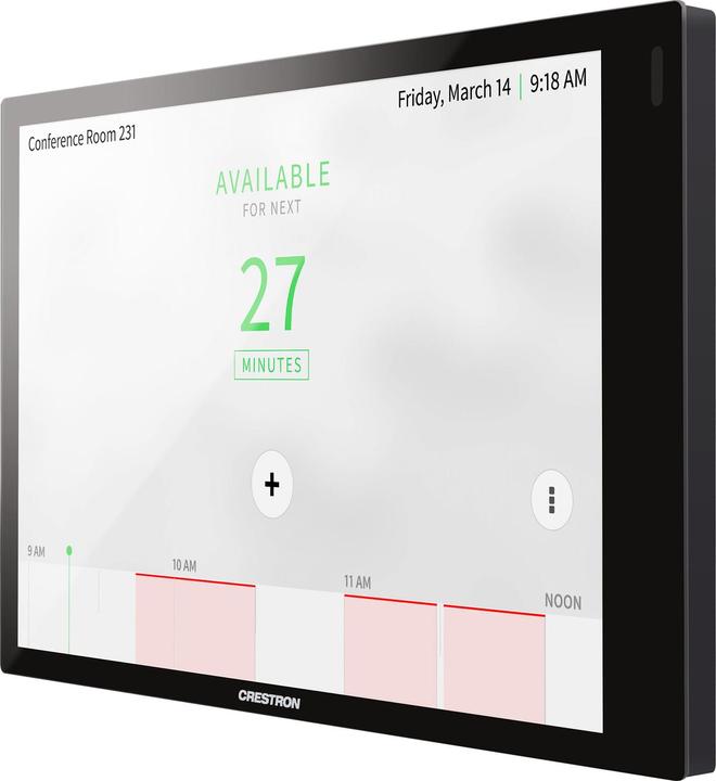 Actual product image Crestron Room Scheduling Touch Screen TS