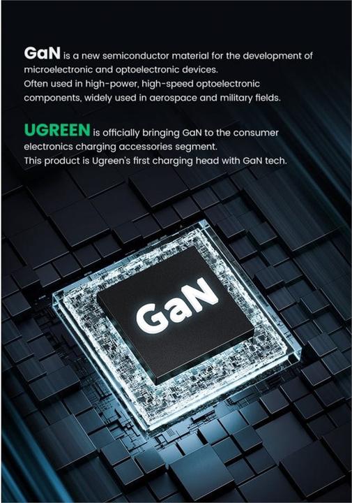 Produktbild Ugreen Schnellladegerät (65 W)