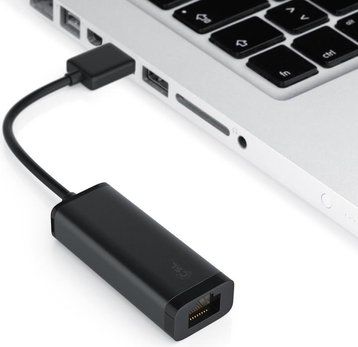 Produktbild CSL Netzwerkadapter USB 3.0 Typ A - RJ45 (USB 3.0, RJ45 (1x))