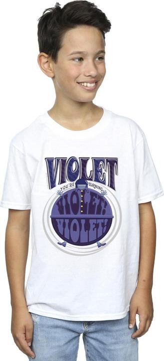 Immagine prodotto Willy Wonka & the Chocolate Factory Violet Turning Violet Maglietta Ragazzi (152, 158)