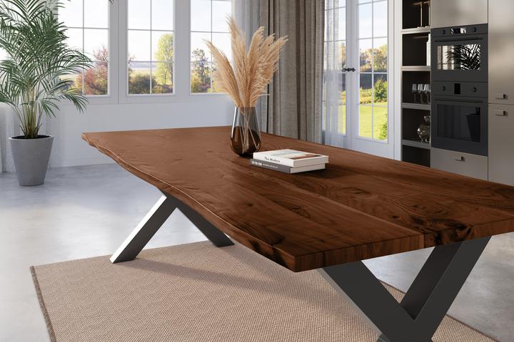 Produktbild SAM NICK Baumkante massiv Akazie (300 x 100 x 77 cm)