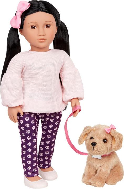 Productafbeelding Our Generation - Doll - Jin w/dog (731442)