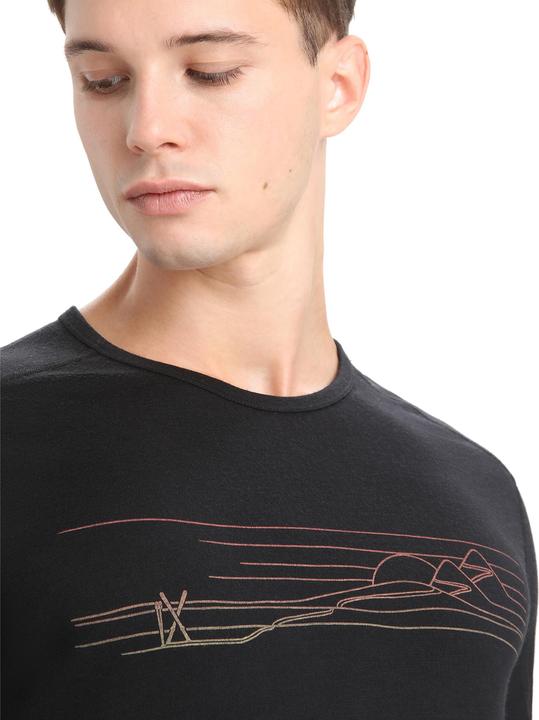 Produktbild Icebreaker 200 Oasis L/S Crewe Ski Stripes (XL)