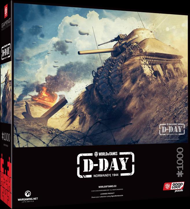 Immagine prodotto Good Loot Puzzle di massa di World of Tanks D-Day (1000 pezzi)