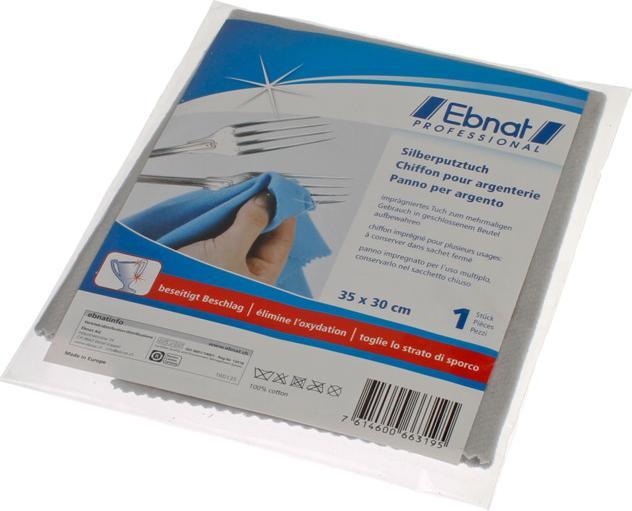 Actual product image Ebnat Silver cleaning cloths 35x30cm (1 pcs.)