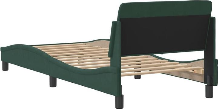 Actual product image VidaXL Bed frame with velvet headboard (90 x 200 cm)