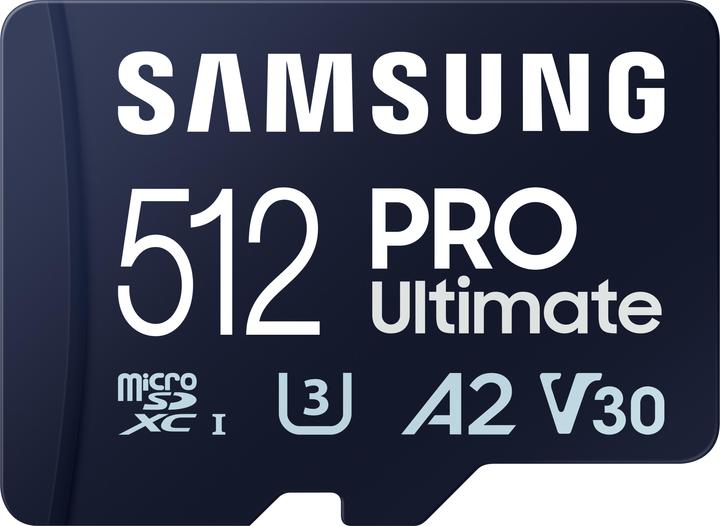 Image du produit Samsung PRO Ultimate (512 Go, microSDXC, U3, UHS-I)