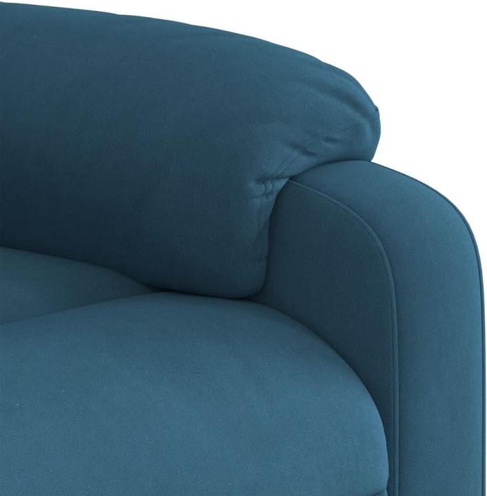 Actual product image VidaXL Massage armchair TV armchair Relax armchair Recliner armchair Blue velvet