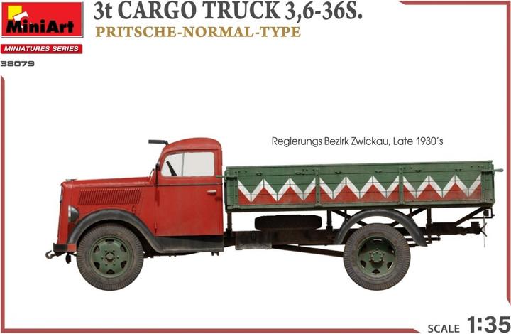 Produktbild 1:35 3t Cargo Truck 3,6-36S Pritschenw.