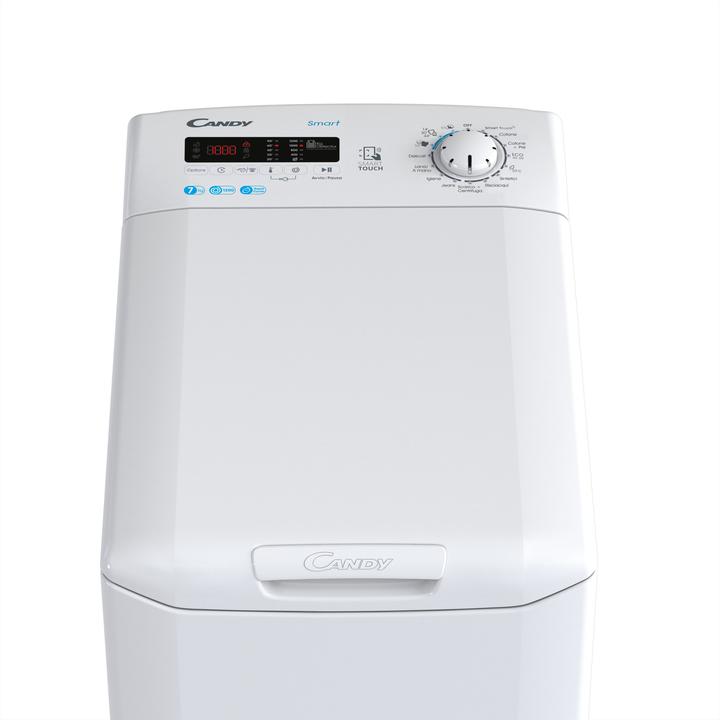 Produktbild Candy Smart CST 272D3/1-11 Toplader-Waschmaschine 7 kg 1200 U/min Weiss (7 kg, Unten)