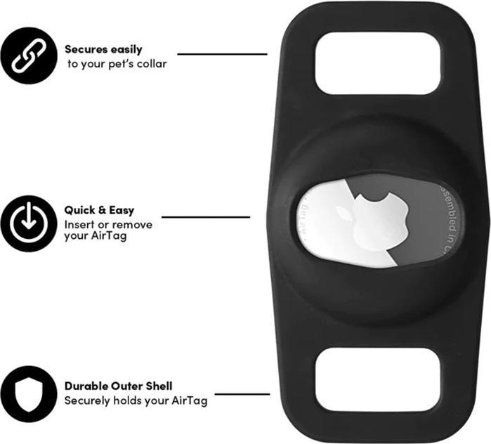 Actual product image Case-Mate AirTag Dog Collar Mount