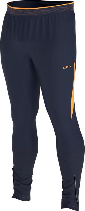 Actual product image Kipsta Women's/men's football training trousers - CLR orange/navy blue (W34/L34)