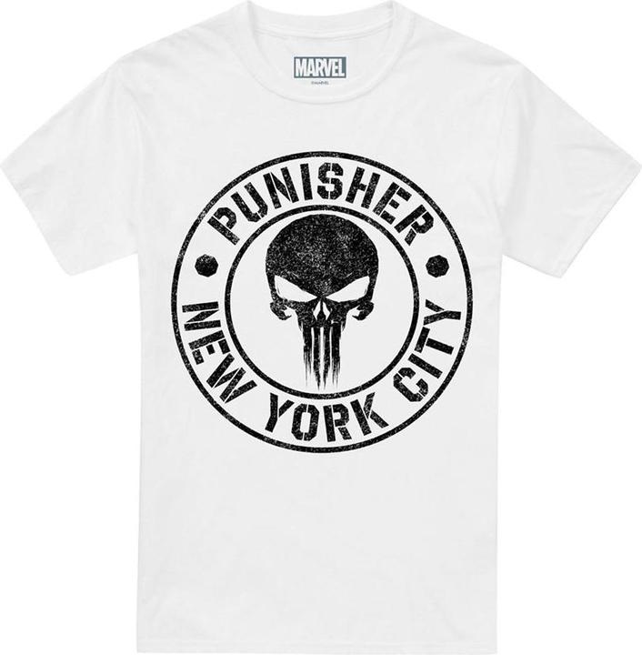 Actual product image The Punisher Mens NYC Logo T-Shirt (L)