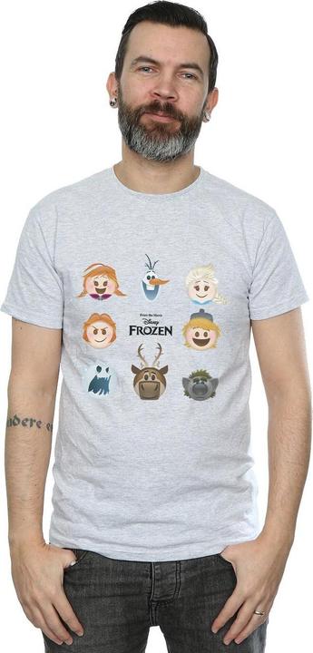 Actual product image Disney Mens Frozen Heads T-Shirt (M)