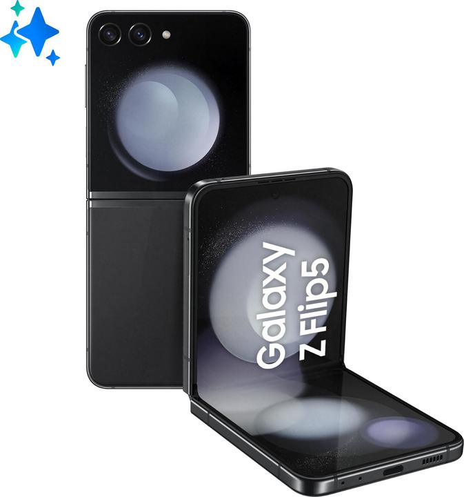 Produktbild Samsung Galaxy Z Flip5 (512 GB, Graphite, 6.70", SIM + eSIM, 12 Mpx, 5G)