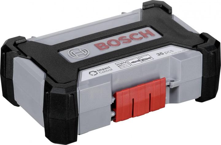 Produktbild Bosch Professional Zubehör Impact Control MultiConstruction und Schrauberbit-Set, 35-tlg. (Innensechsrund TX M20, Innensechsrund TX M30, Innensechsrund TX M15, Innensechsrund TX M25, Innensechsrund TX M40, Kreuz Phillips PH M1, Kreuz Phillips PH M2, Kreuz Pozidriv PZ M2, Kreuz Phillips PH M3, Kreuz Pozidriv PZ M3)