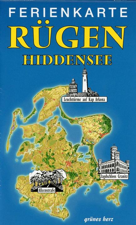 Actual product image Holiday map Rügen - Hiddensee