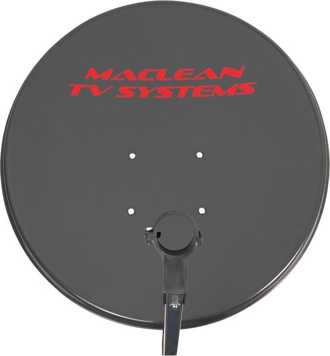 Actual product image Maclean Satellite antenna TV system MCTV-929, phosphated steel, graphite, 90 cm (Parabolic antenna)