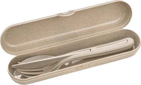 Image du produit Koziol Set de couverts KLIKK READY 7070700 sable (3 pièce(s), Set de couverts)