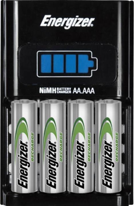 Actual product image Energizer Recharge 1-Hour (4 pcs., AA, AAA, 2300 mAh, Battery + charger)