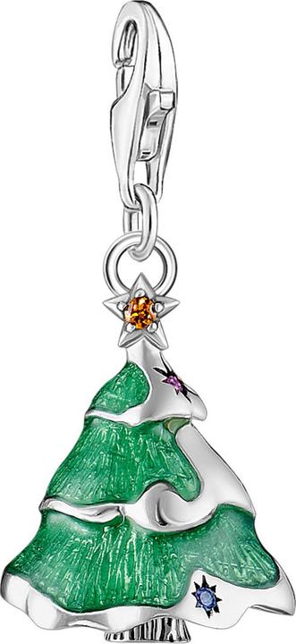 Immagine prodotto Thomas Sabo Ciondolo albero di Natale in argento (Argento 925, Smalto)
