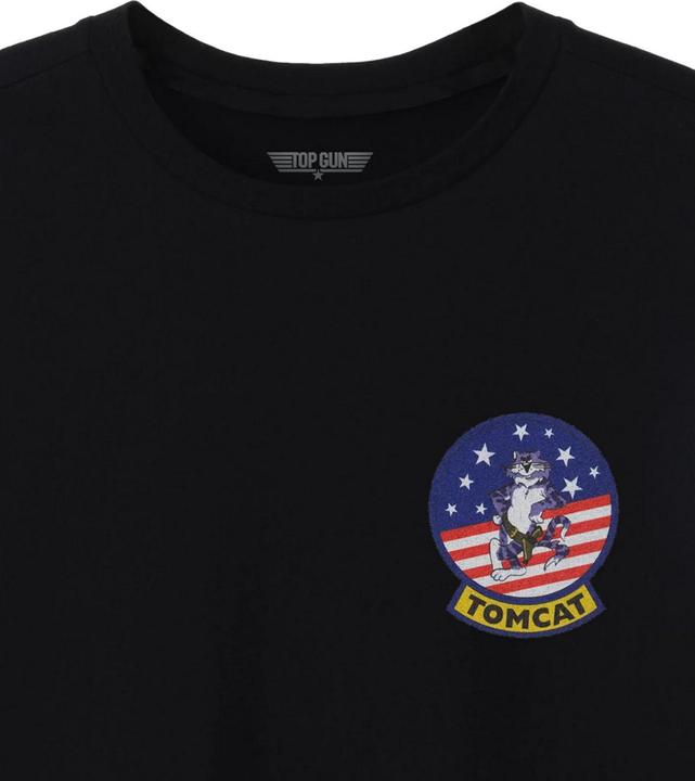 Immagine prodotto Top Gun Tomcat Maglietta Classico Bandiera Americana Uomo (XL)