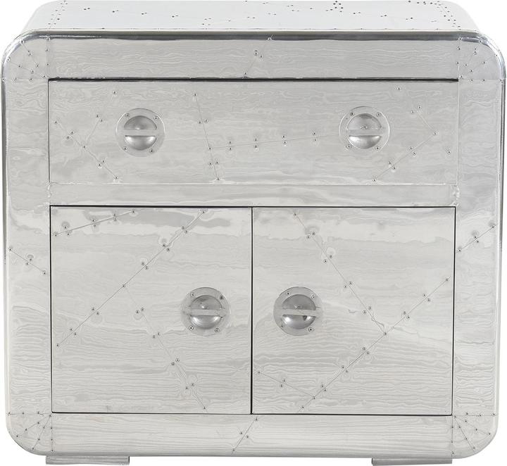 Produktbild SIT Möbel Kommode Aero silber (80 x 90 x 40 cm)