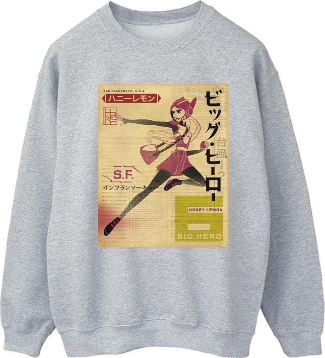 Produktbild Disney Big Hero 6 Baymax Honey Lemon Newspaper Sweatshirt (XXL)