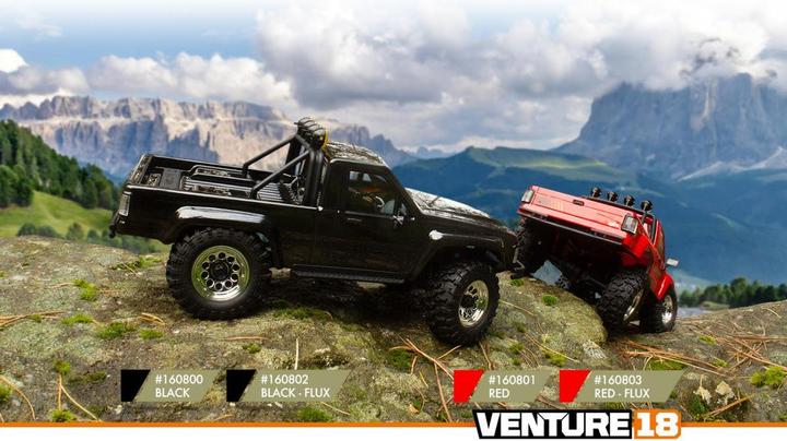 Image du produit HPI Venture18 1985 Toyota Hilux SR5 - Black (RTR Prêt à fonctionner)