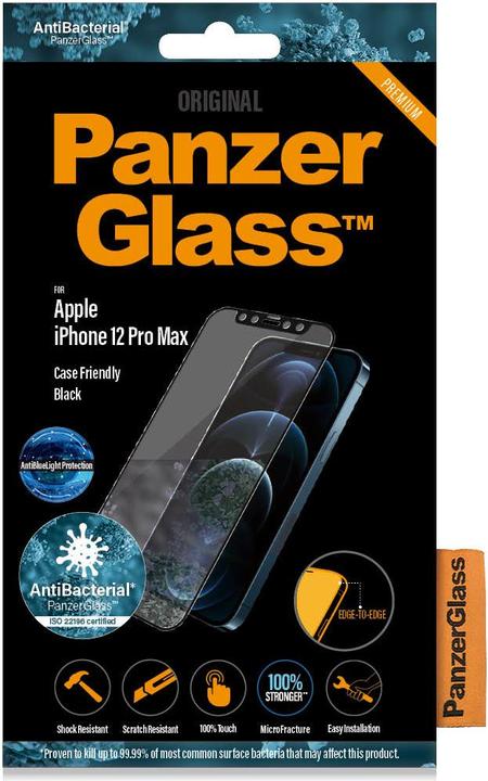 Actual product image PanzerGlass CaseFriendly (1 Piece, Apple iPhone 12 Pro Max)