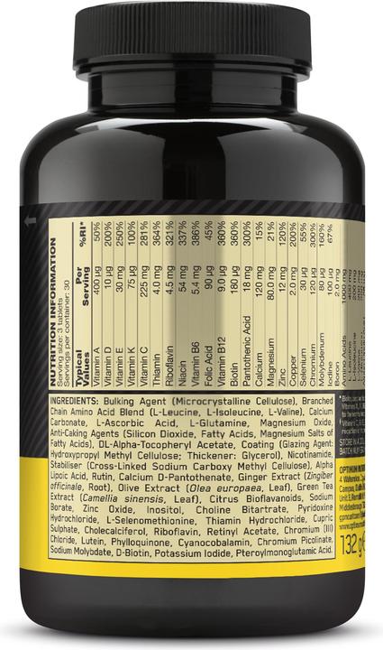 Immagine prodotto Optimum Nutrition Opti-Men (1 Pezzo/i, Pillole, 135 g)
