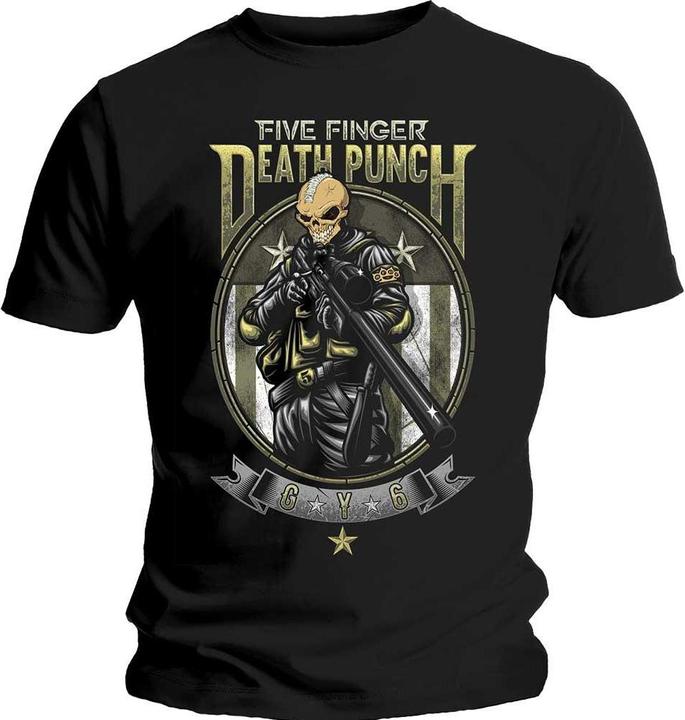 Immagine prodotto Five Finger Death Punch Maglietta da adulto in cotone Sniper (L)