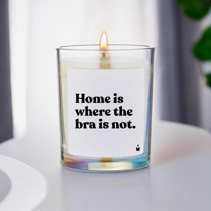 Immagine prodotto Chatty Candles La candela profumata Flowery Home è dove il reggiseno non c'è.