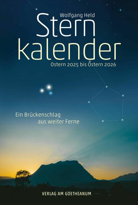 Actual product image Star calendar Easter 2025 to Easter 2026 (German)
