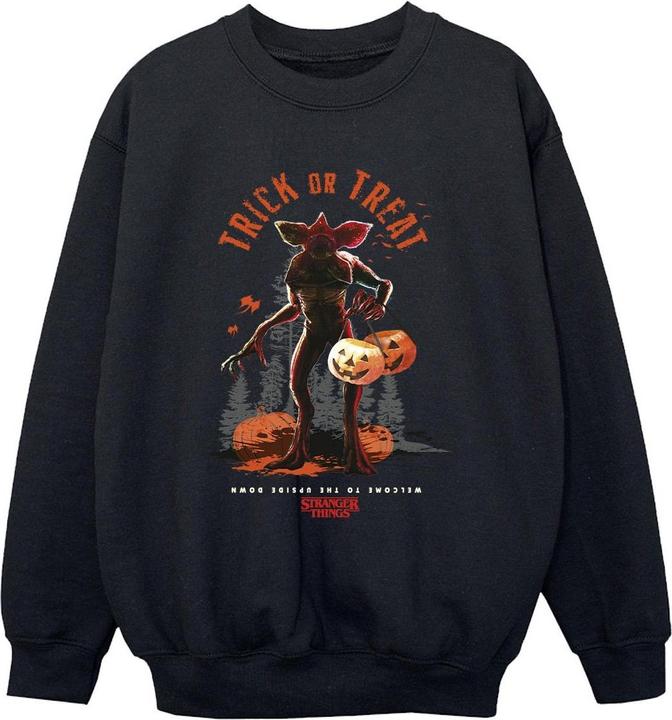 Actual product image Netflix Boys Stranger Things Trick Or Treat Demagorgon Sweatshirt (128)