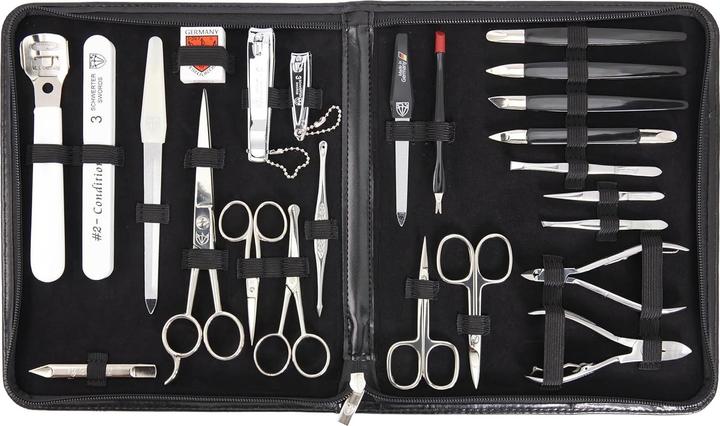 Immagine prodotto Kellermann Set di unghie 23 pezzi in similpelle, nero