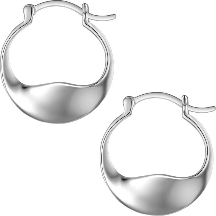 Actual product image Rafaela Donata Ladies hoop earrings - 36604 (Sterling Silver)