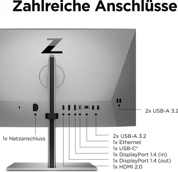 Actual product image HP Z24m G3 (2560 x 1440 pixels, 23.80")