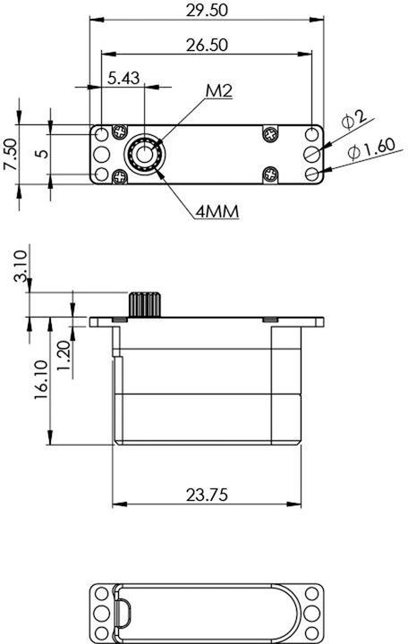 Produktbild Mks HS75H HV Digital Servo F3K/F5K/F5J....