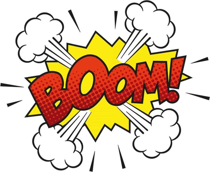 Produktbild Trenddeko Comic Soundeffect - Boom (40 x 33 cm)