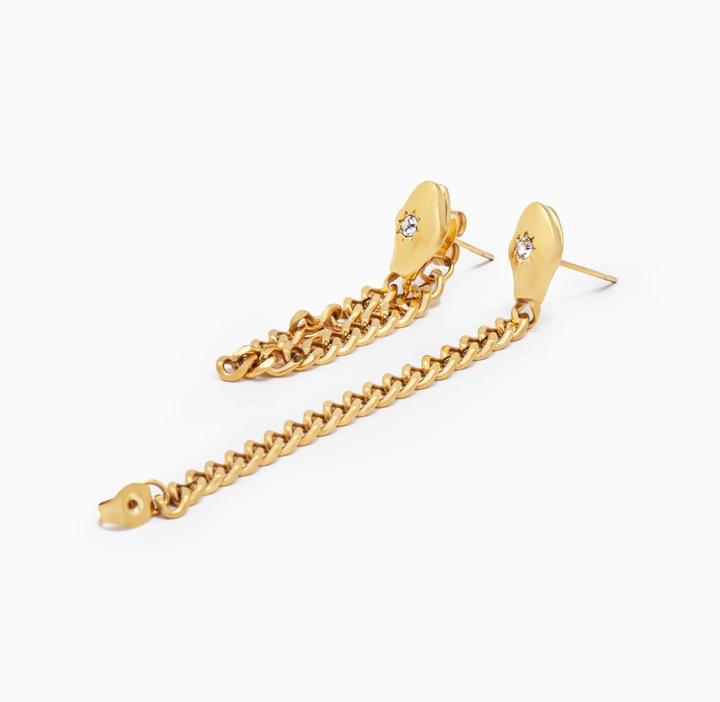 Image du produit Sensora Jewelry Boucles d'oreilles Sparkly Chain (Acier inoxydable)