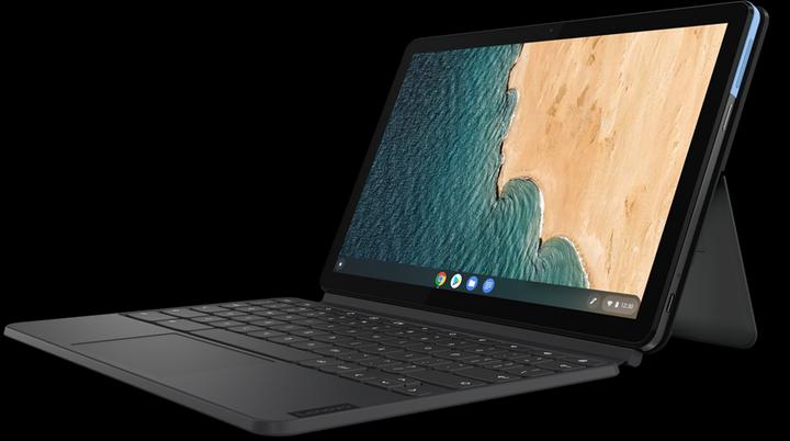 Produktbild Lenovo IdeaPad Duet Chromebook (10.10", 128 GB, Ice Blue, Iron Grey)