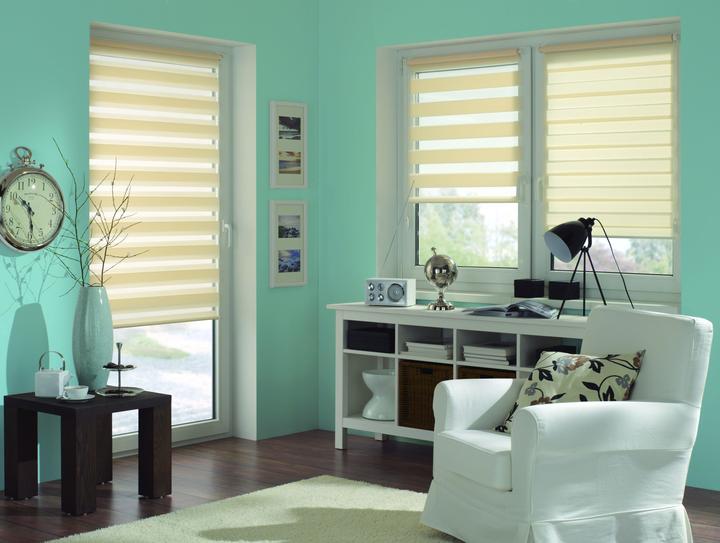 Actual product image Gardinia Easyfix double roller blind (75 x 150 cm)
