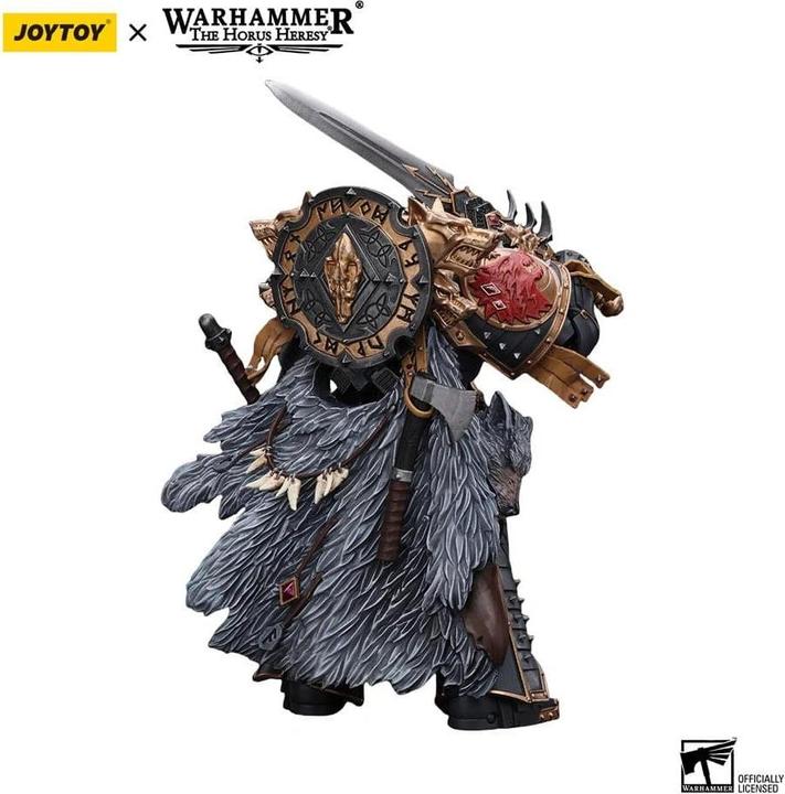 Image du produit Joy Toy Warhammer The Horus Heresy Figurine 1/18 Space Wolves Leman Russ Primarch of the VIth Legion 12 c