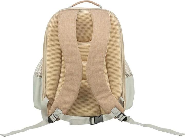 Immagine prodotto Trixie Zaino porta animali Willow beige/marrone (Gatto, Cane, Riflettori, Traspirante)