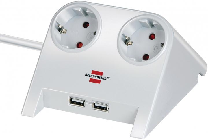 Actual product image Brennenstuhl Desktop Power USB Charger (4 x, USB-A, 1.80 m)