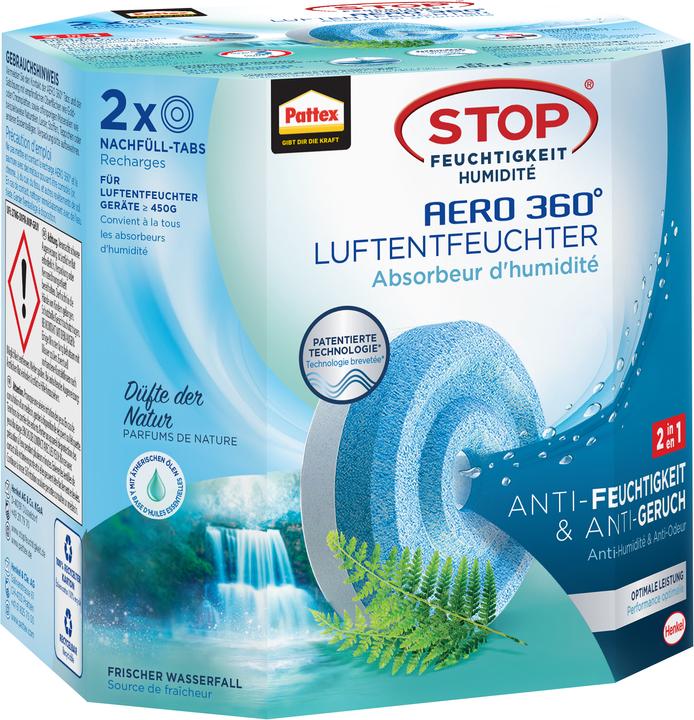 Pattex AERO 360° Frischer Wasserfall Tabs (2 x)